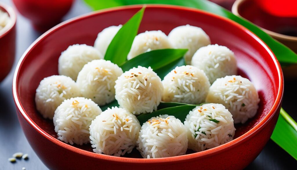 Chinese New Year sweet rice balls