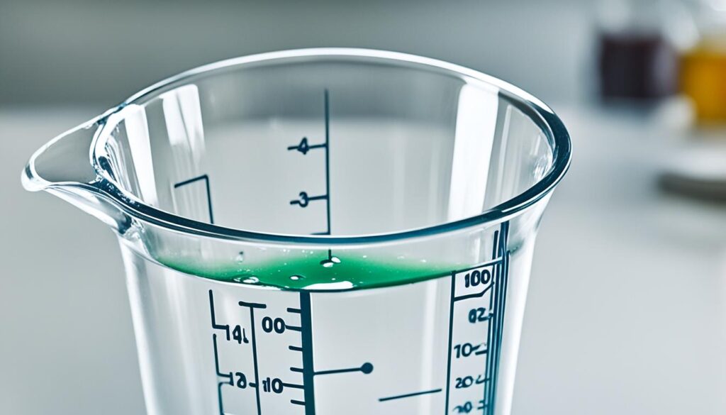 Measuring liquids for baking