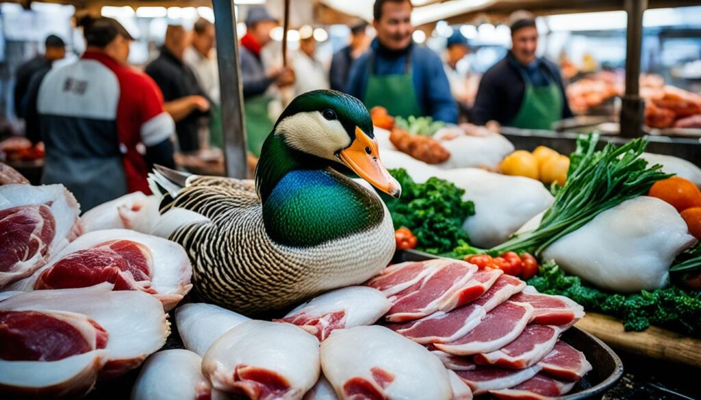 Pekin duck for roasting