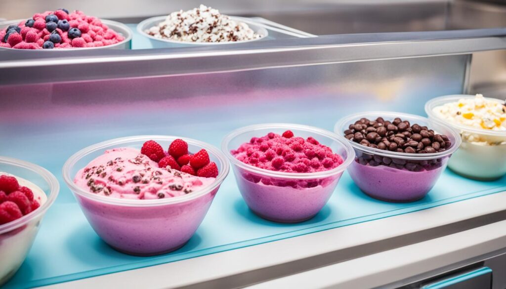 Serving and Storing Frozen Yogurt