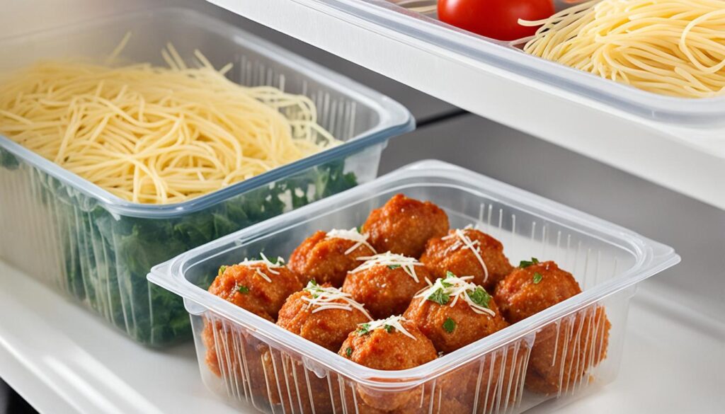 Spaghetti & Parmesan Chicken Meatballs Image