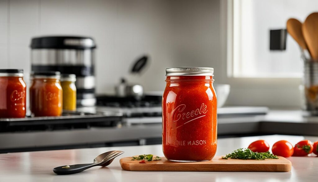 Storing Homemade Creole Sauce