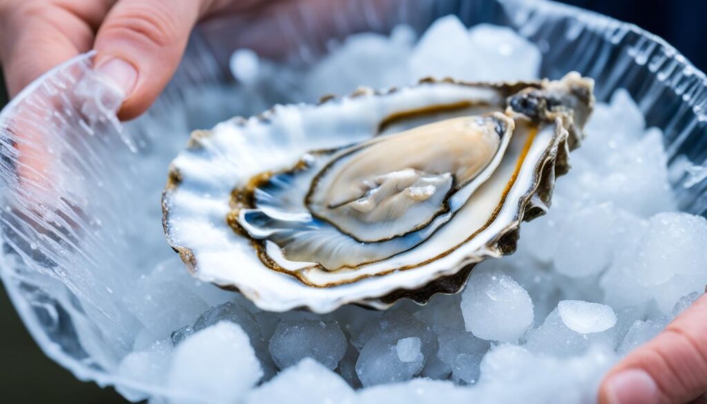 Storing and Freezing Oysters