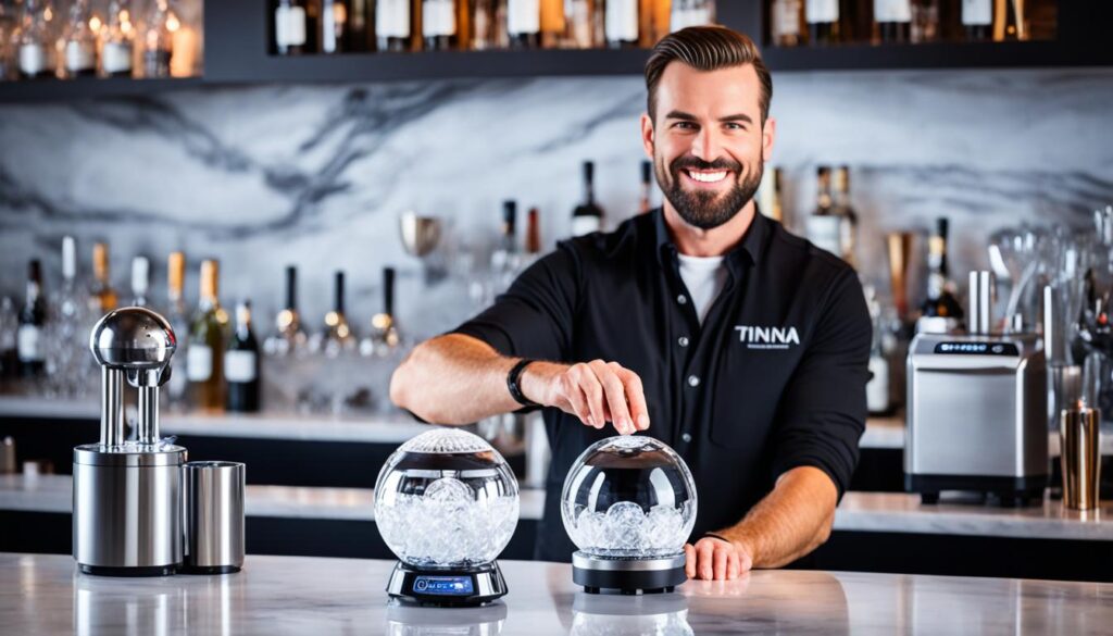 TINANA Crystal Clear Ice Ball Maker