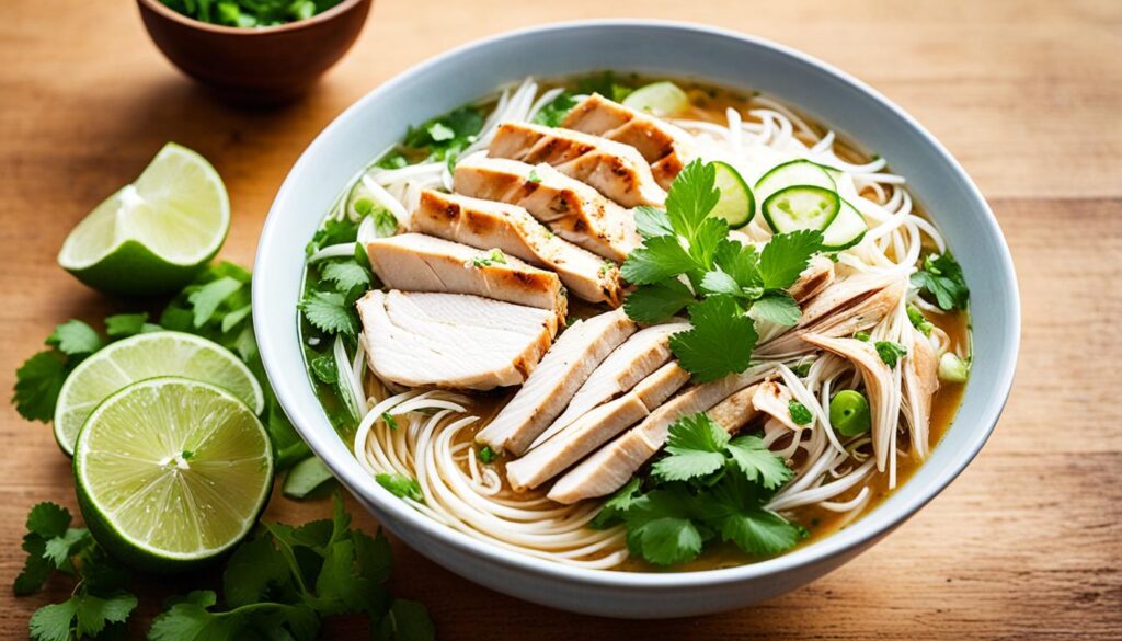 Vietnamese Chicken Pho Soup