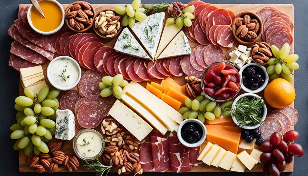 aesthetic charcuterie board