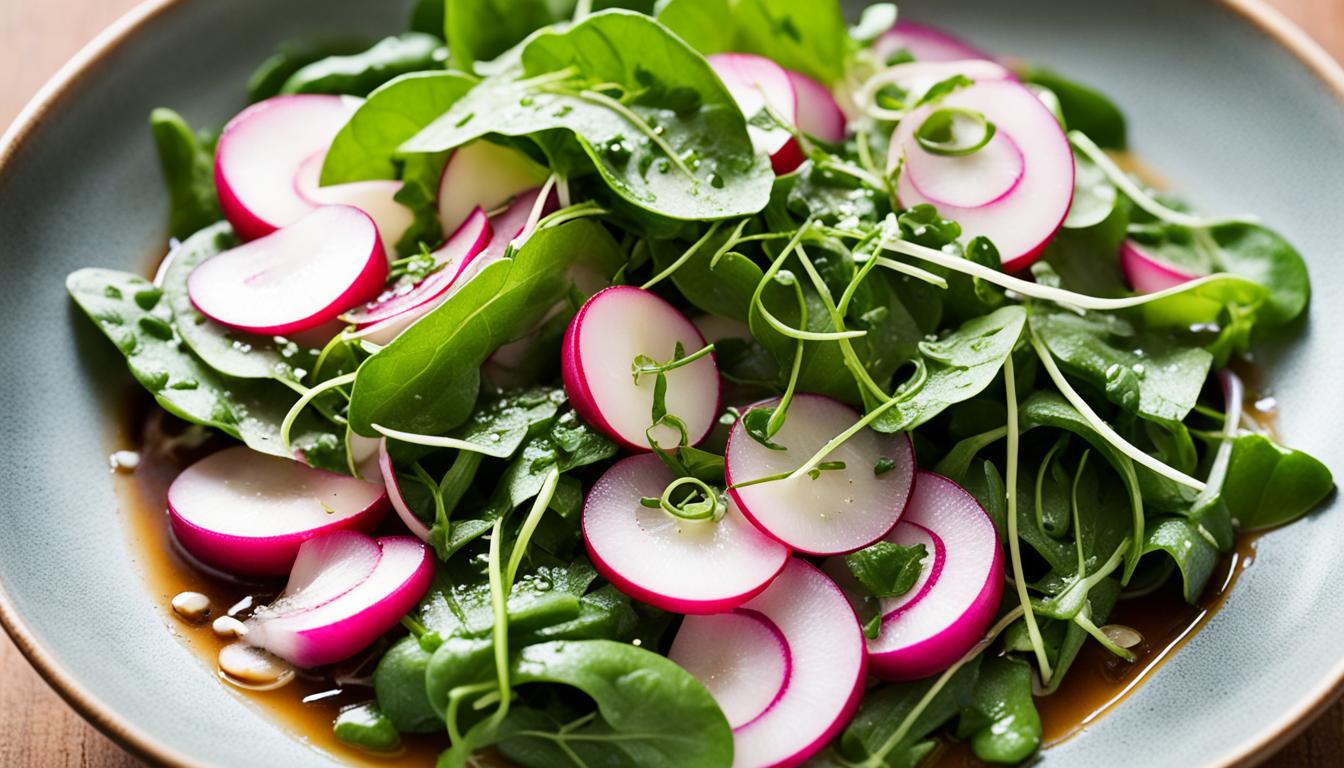 arugula soy shoyu dashi salad recipe