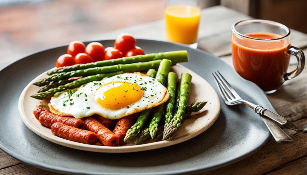 asparagus chorizo breakfast recipe