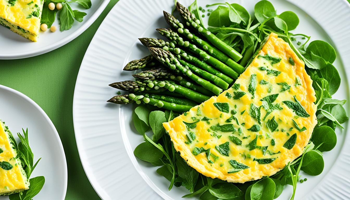 Asparagus Pea Frittata & Mint Salad Recipe Tips