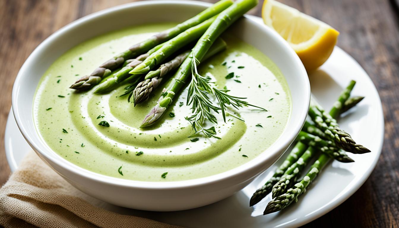 asparagus tarragon veloute soup recipe