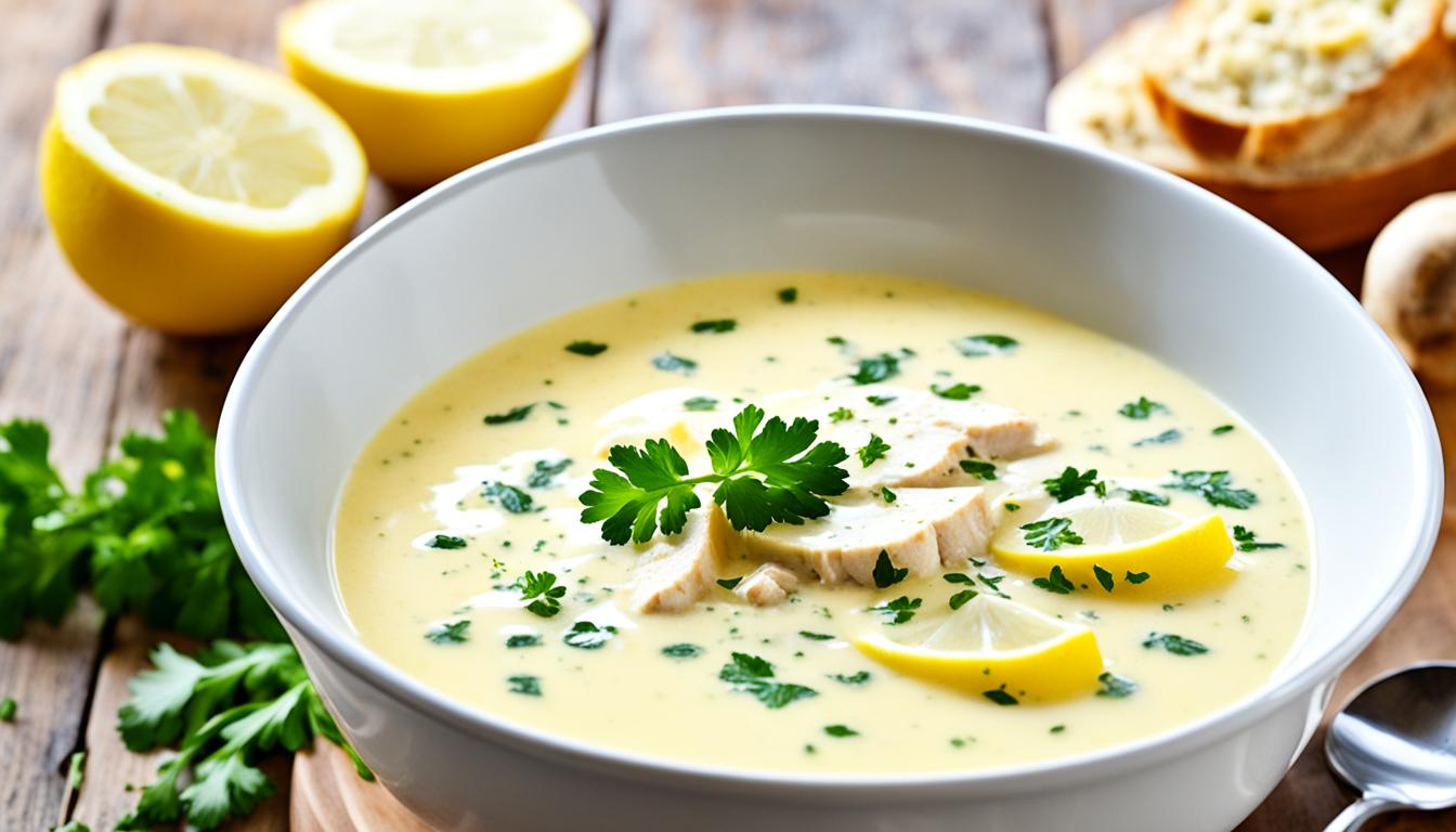 avgolemono soup greek lemon egg chicken soup