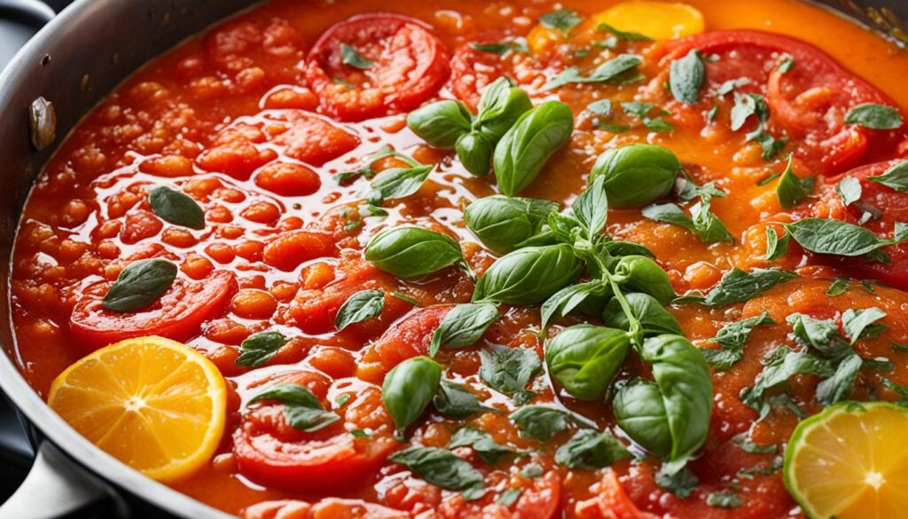 balancing acidity in pasta sauce