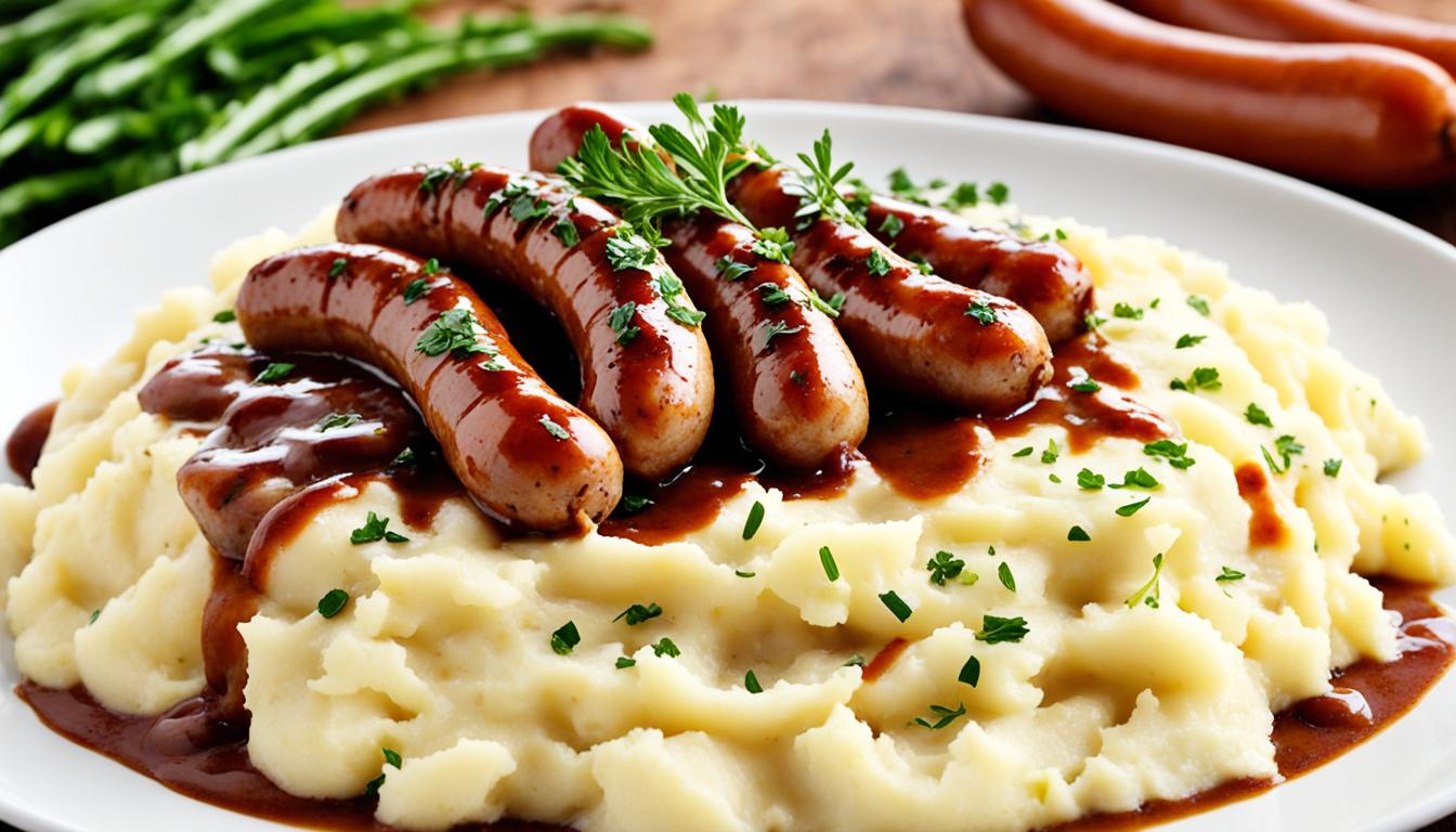 bangers and mash with onion gravy recipe