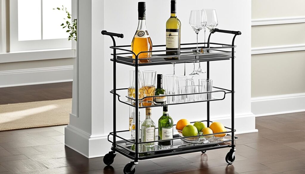 best bar cart for small spaces