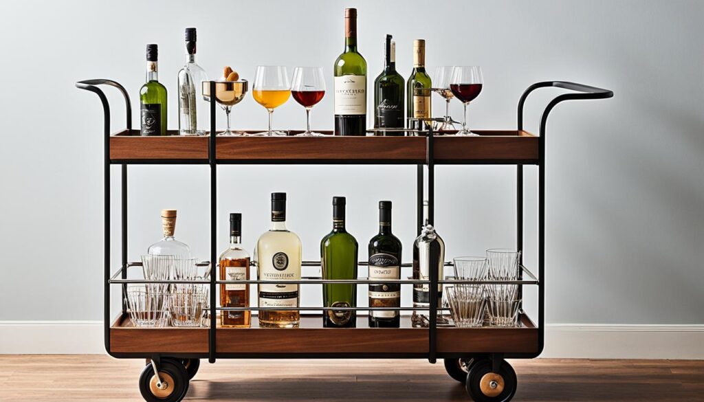 best mid-century bar cart