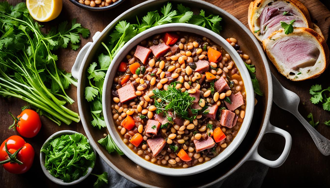 Hearty Black Eyed Peas with Ham Hock Recipe