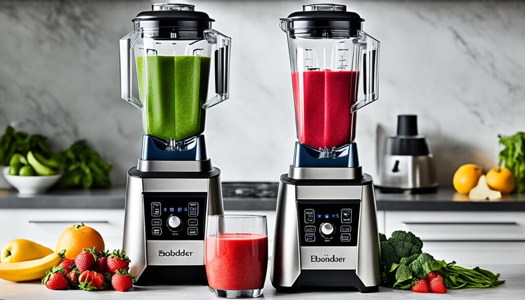 budget blender vs high-end blender