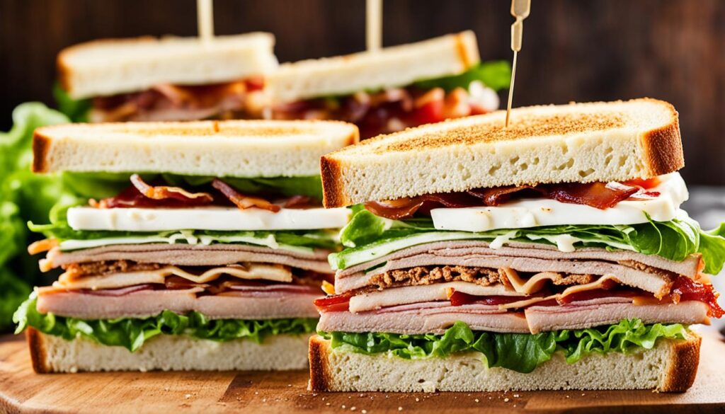 building a turkey club sandwich