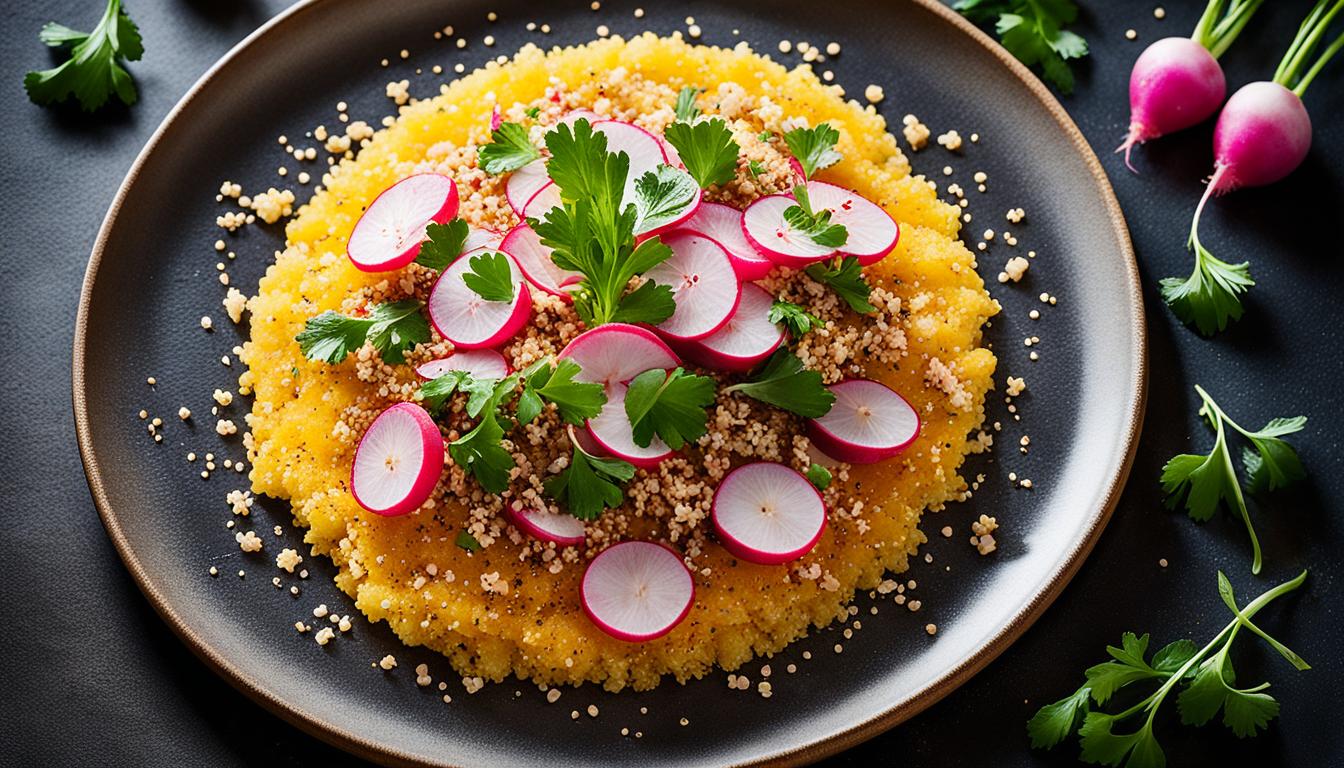 bulgur salad with smoked trout radishes recipe