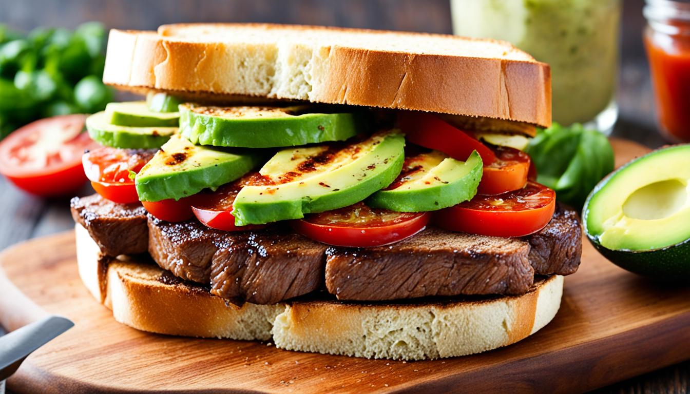 chacarero chileno steak sandwich