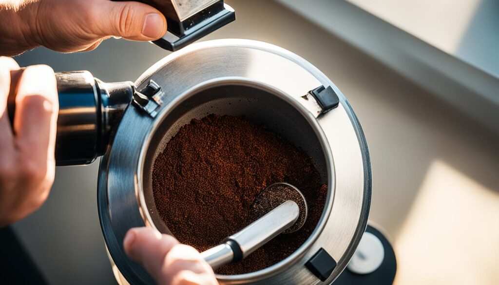 cleaning coffee grinder tips