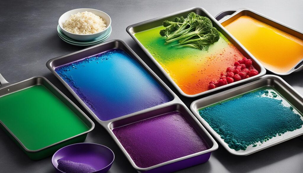 color of nonstick sheet pans