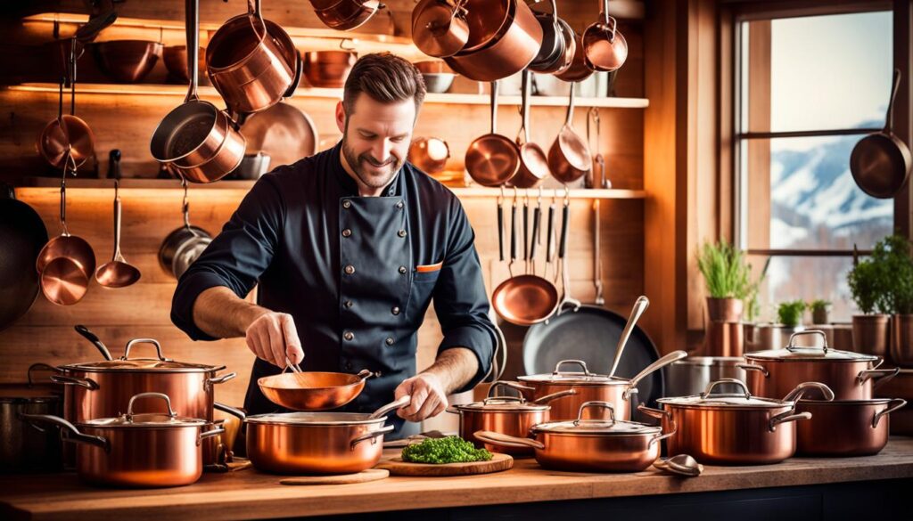 cooking with copper pots