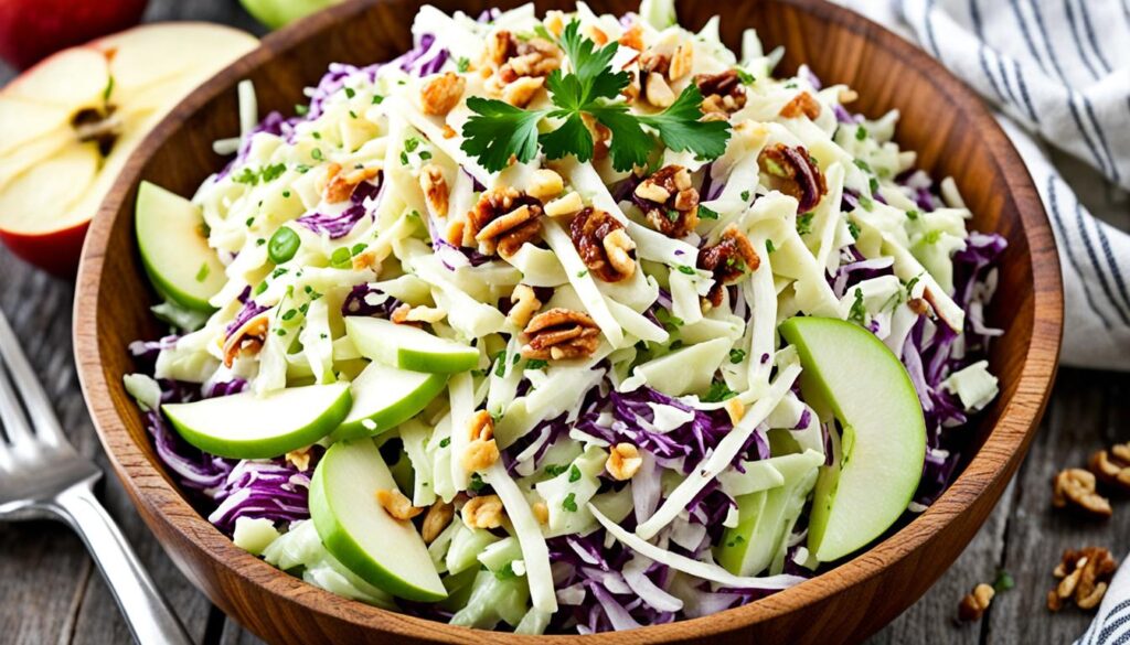 creamy apple slaw