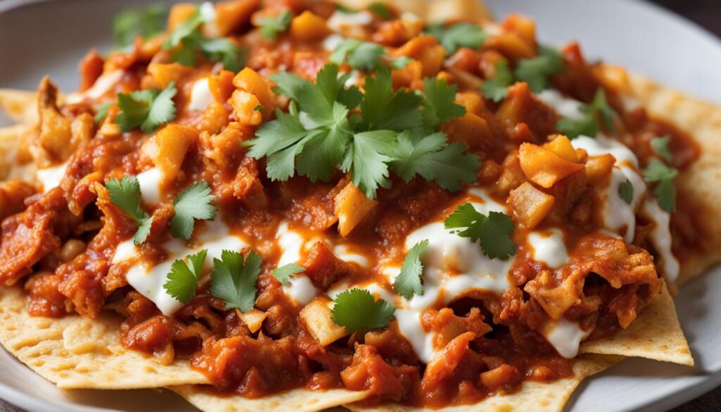 delicious chicken tinga nachos