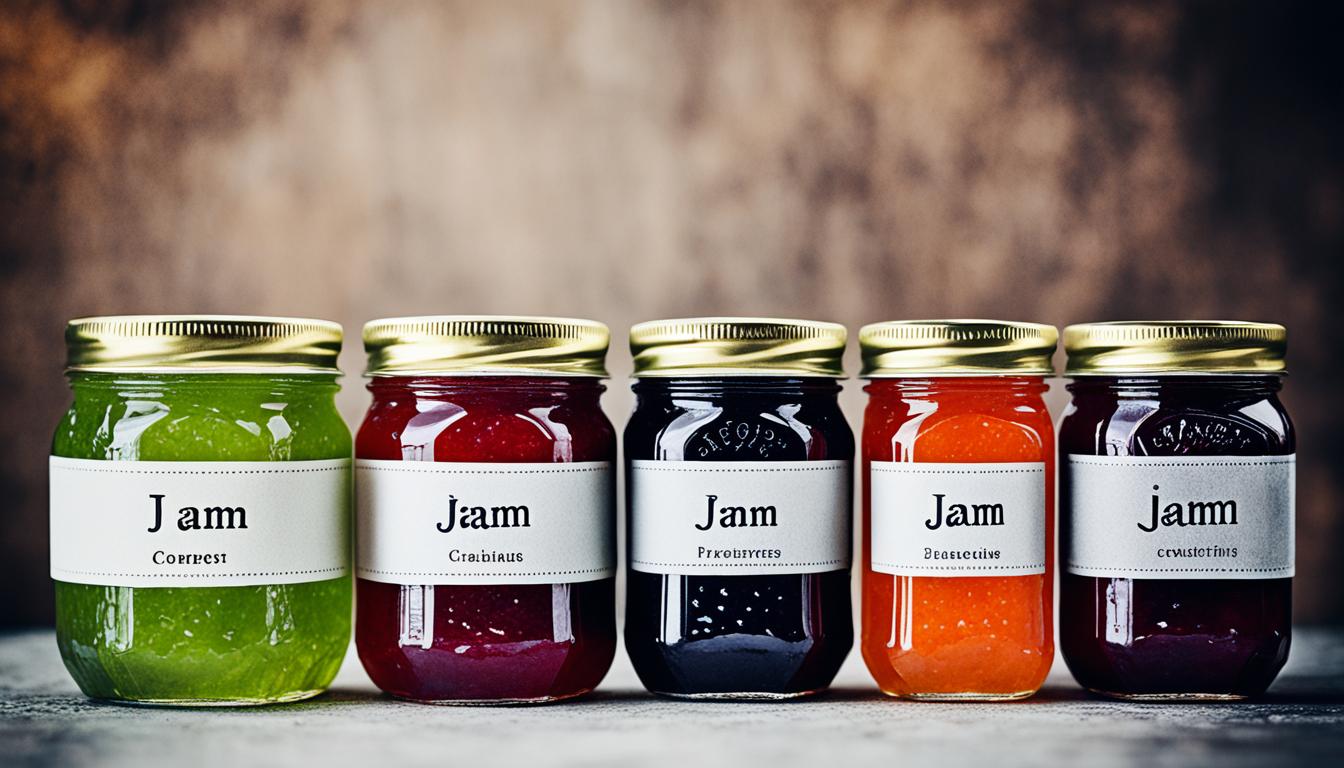 difference between jam jelly compote conserve apple butter preserves types