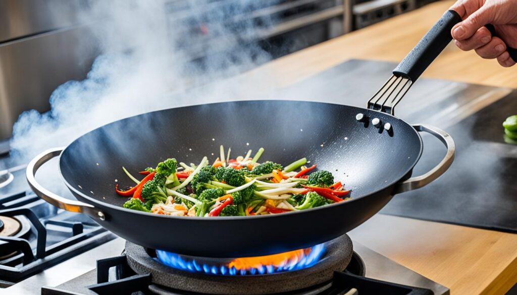 disadvantages of flat-bottomed woks