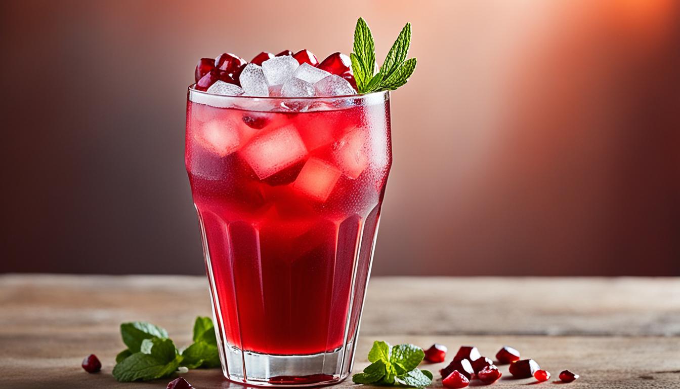 drinking in season pomegranate bourbon cocktail recipe