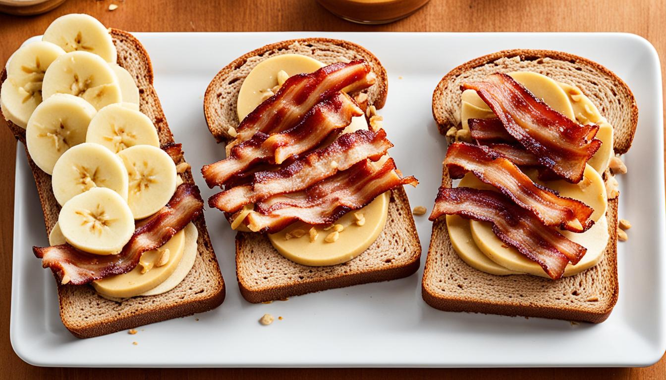 elvis sandwich peanut butter banana bacon