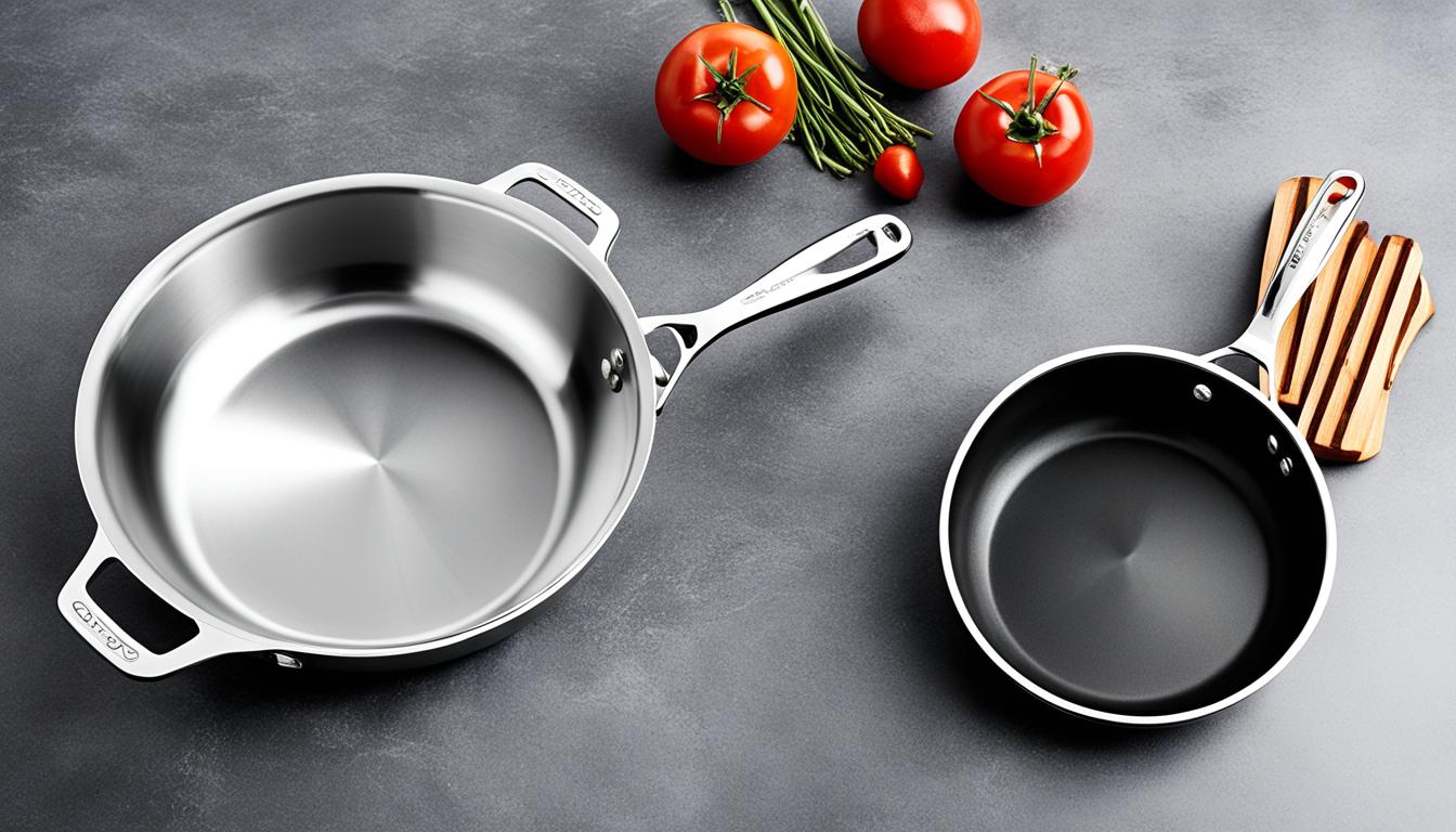 equipment the all clad vs tramontina skillet