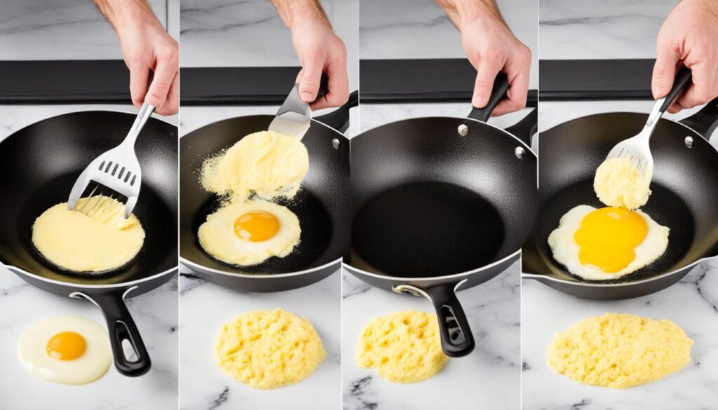 fluffy omelette technique