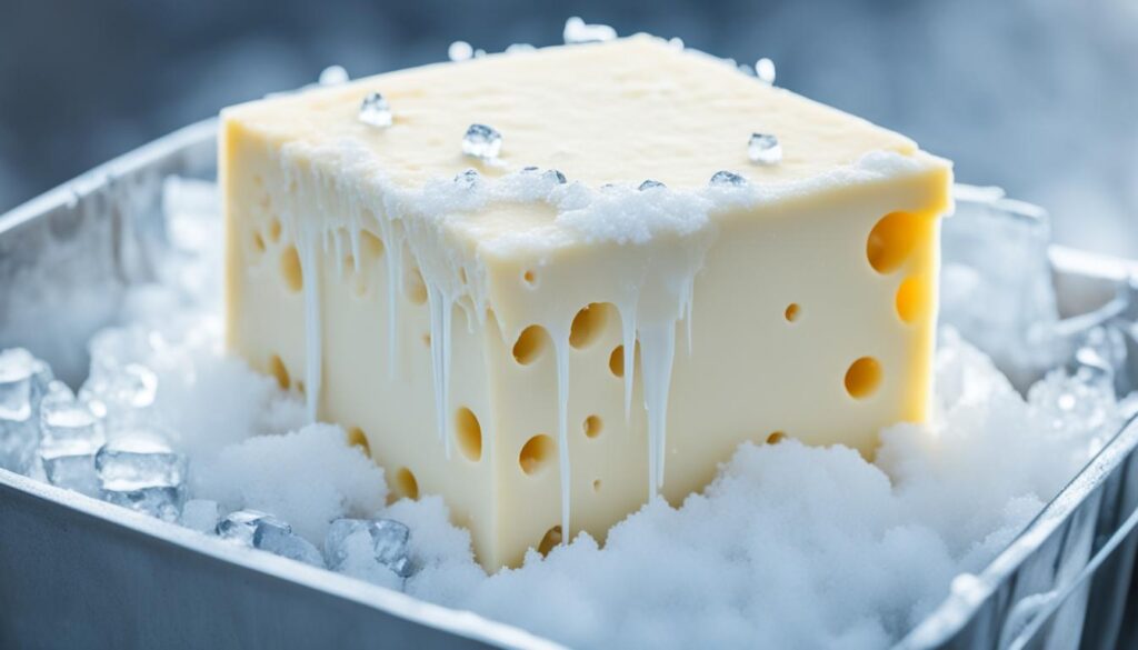 freezing cheese