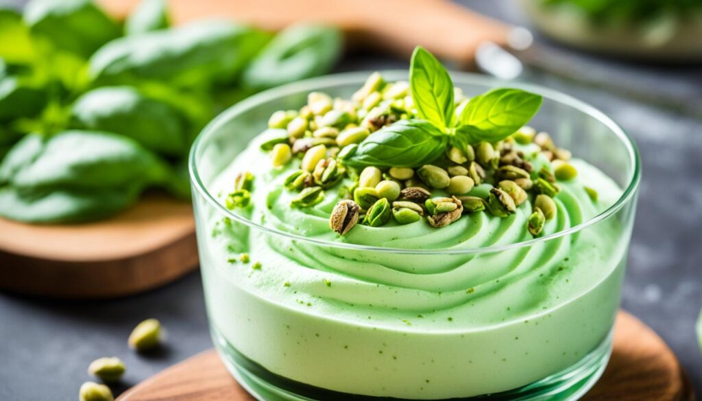 fresh basil mousse recipe