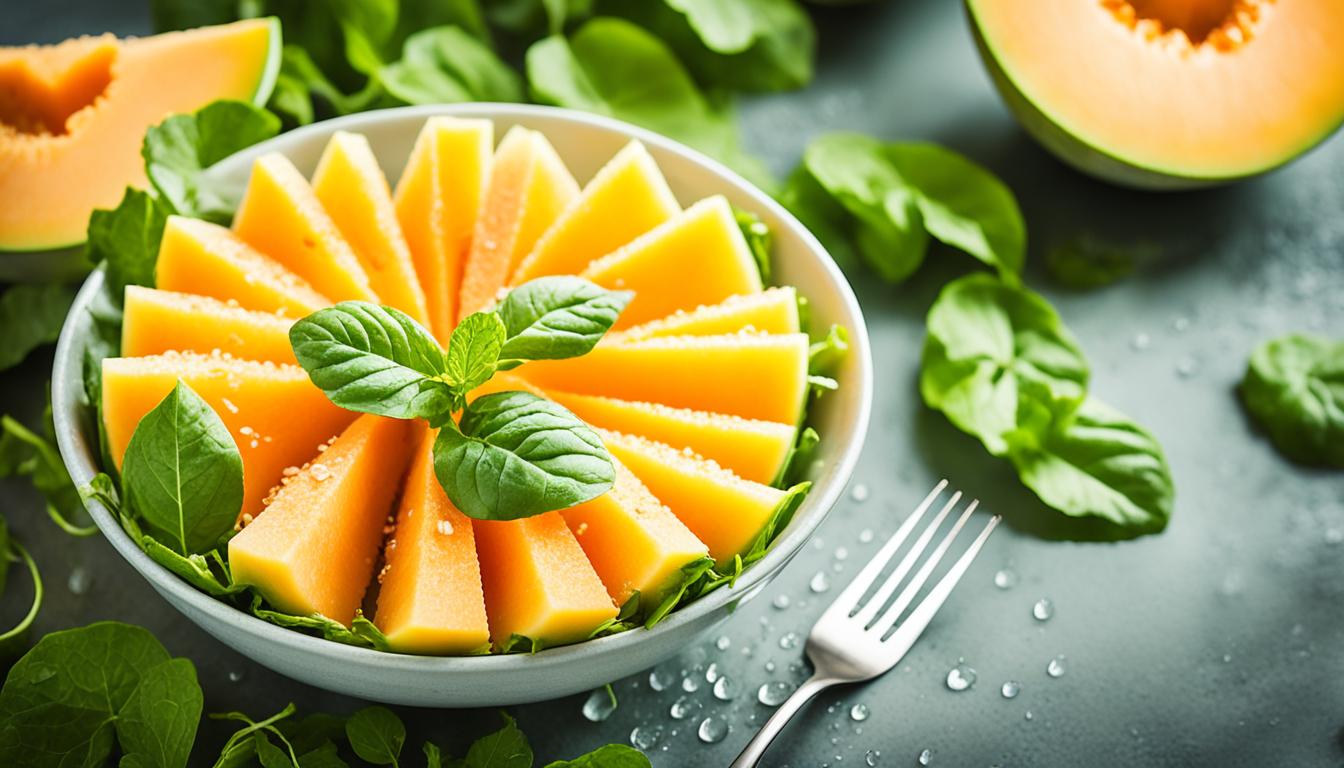 fresh cantaloupe melon salad recipe