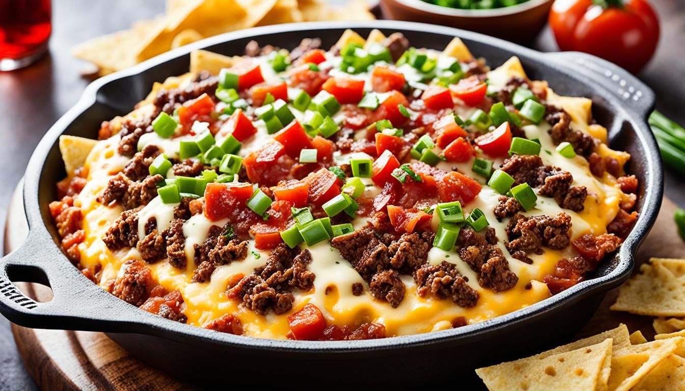 gooey cheeseburger dip recipe