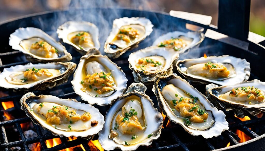 grilled oysters