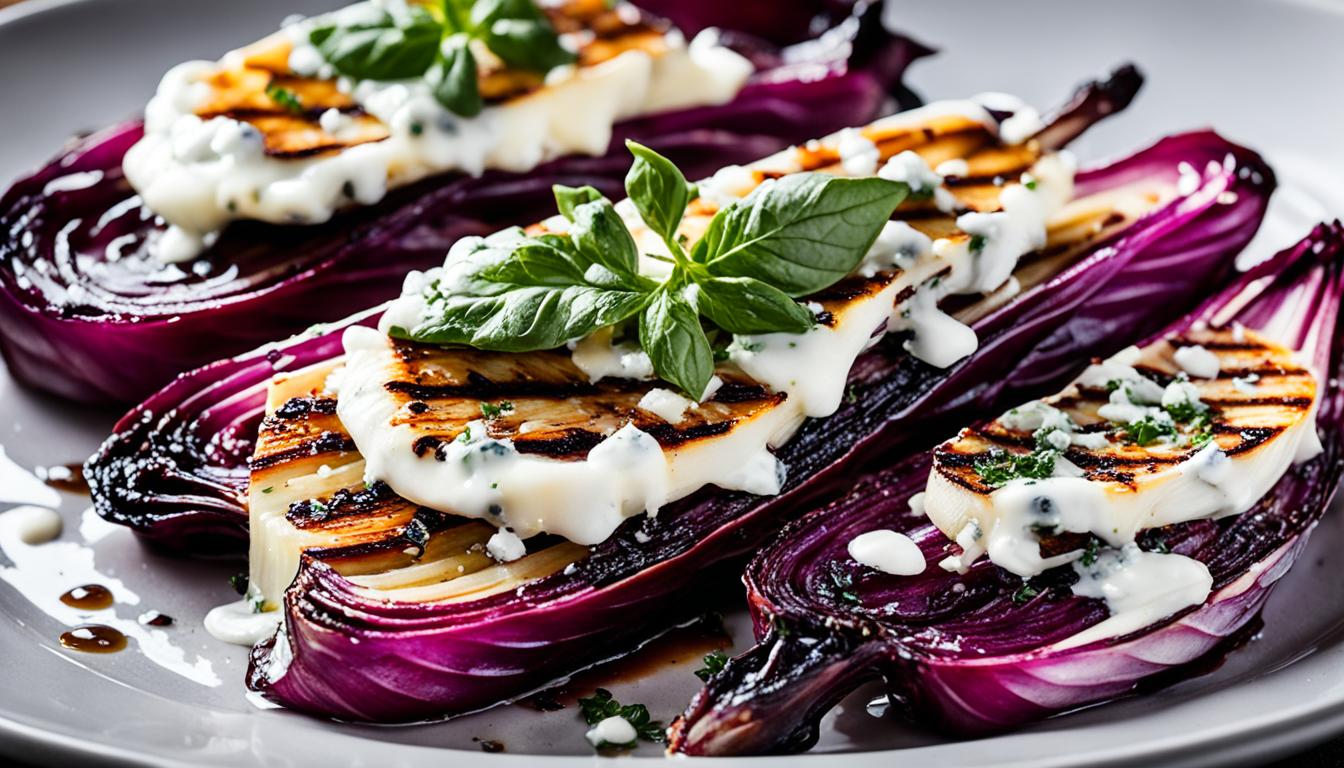 Grilled Trevisano Radicchio with Gorgonzola & Saba