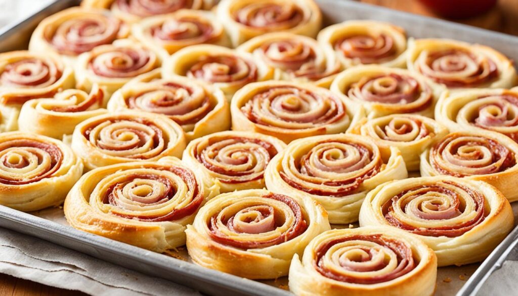 ham and cheese pinwheels