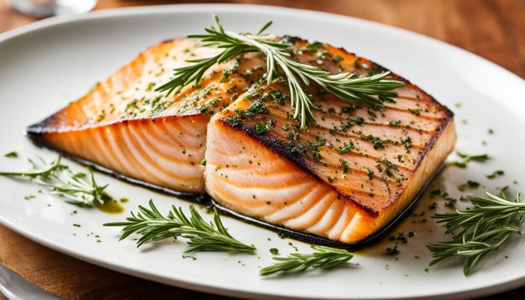 herb-roasted salmon