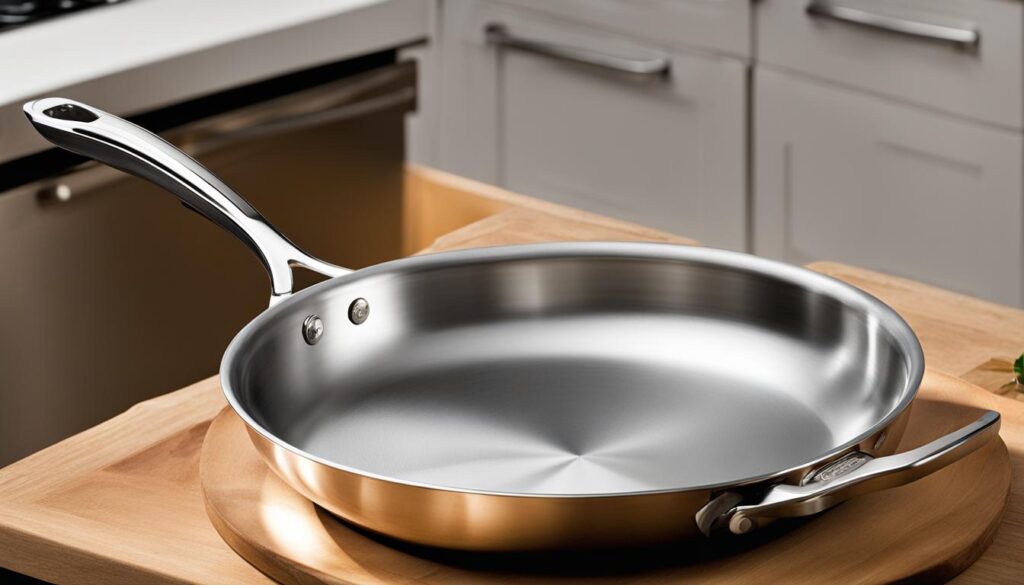 high quality stainless steel skillet