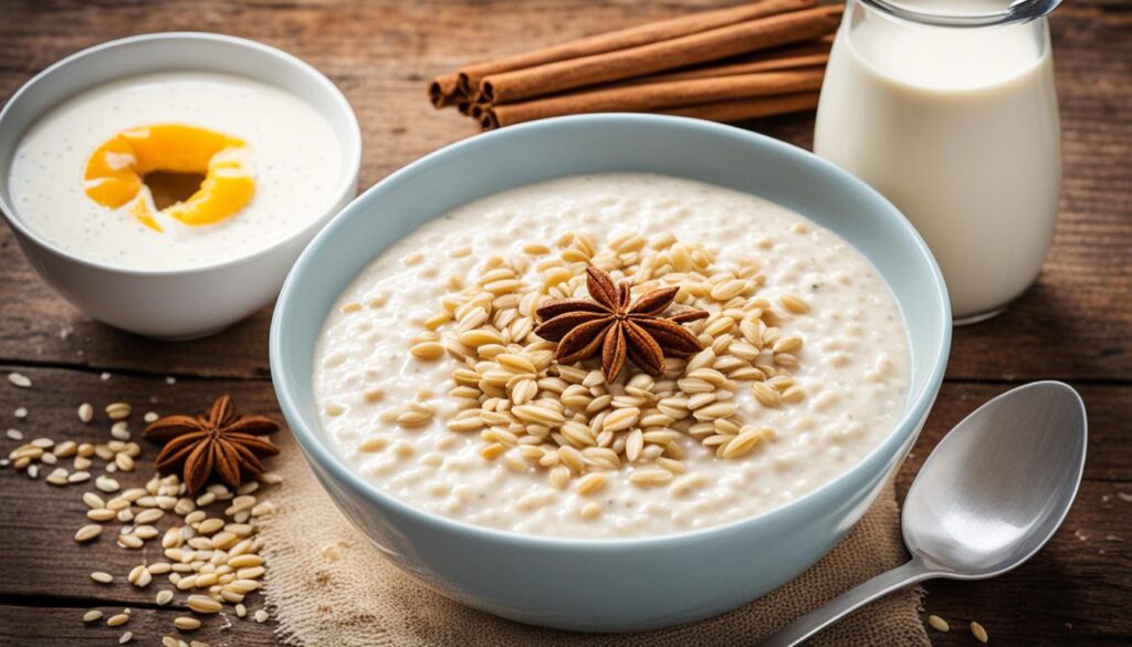 homemade barley porridge