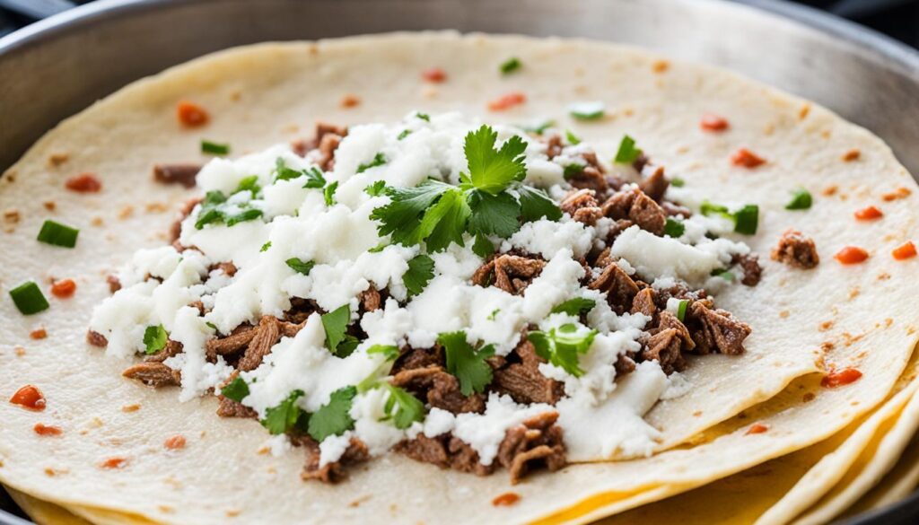 homemade flour tortillas for machaca guisada burritos