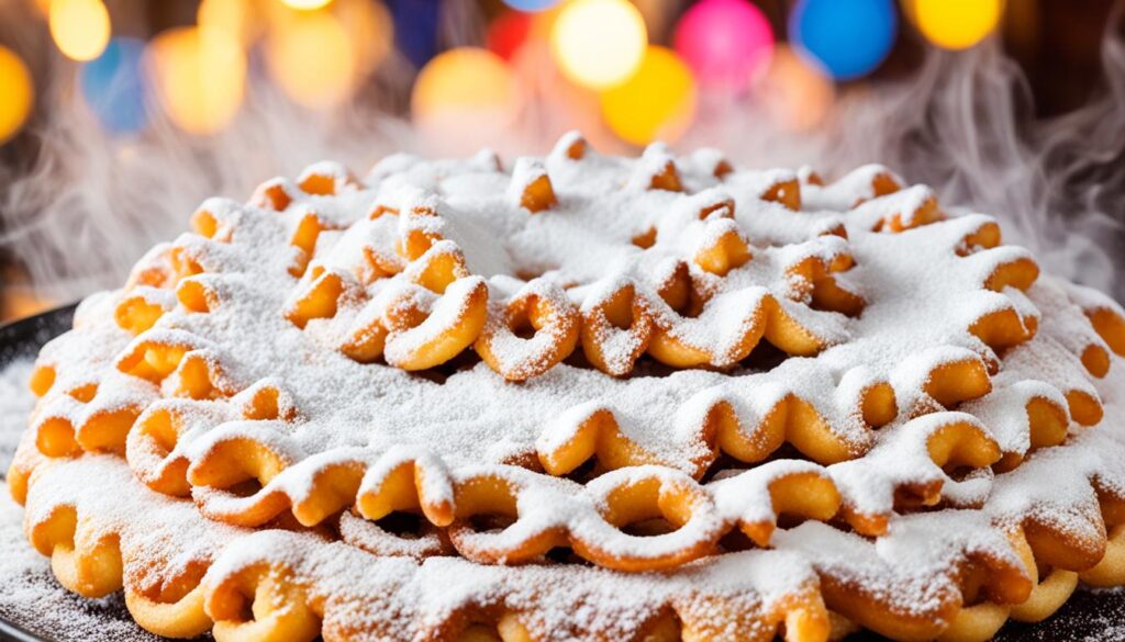 homemade funnel cake