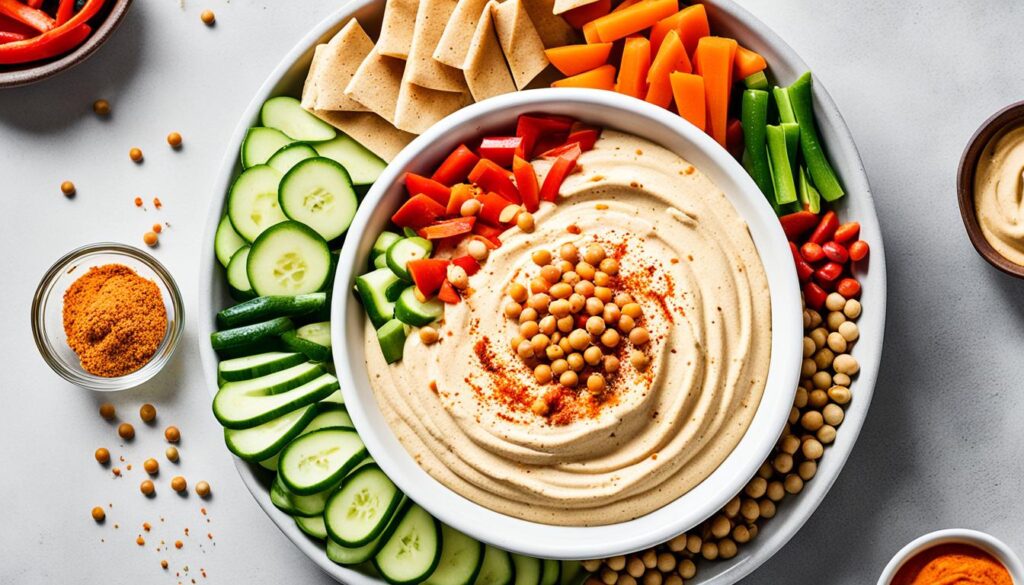 homemade hummus