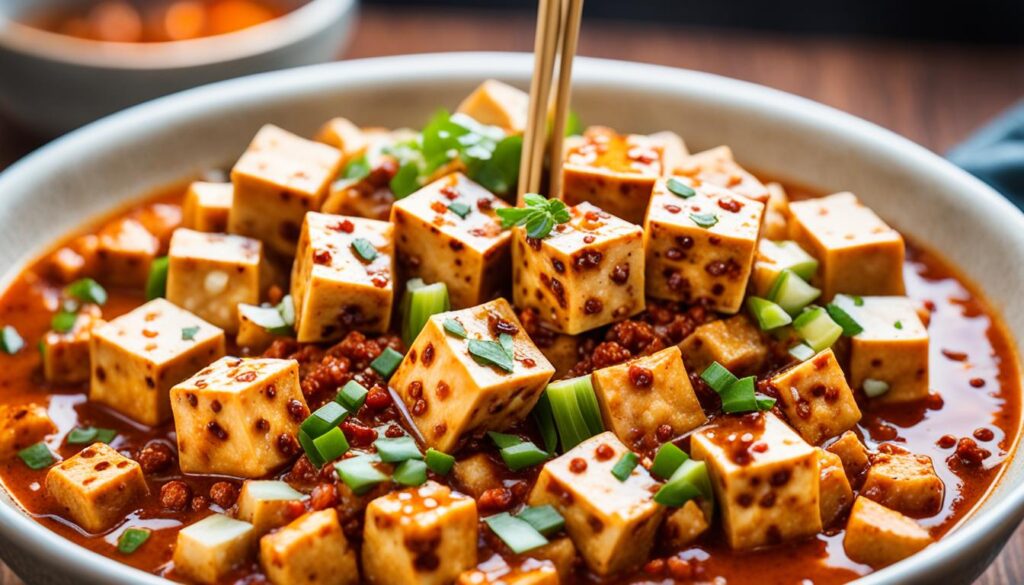 homemade mapo tofu