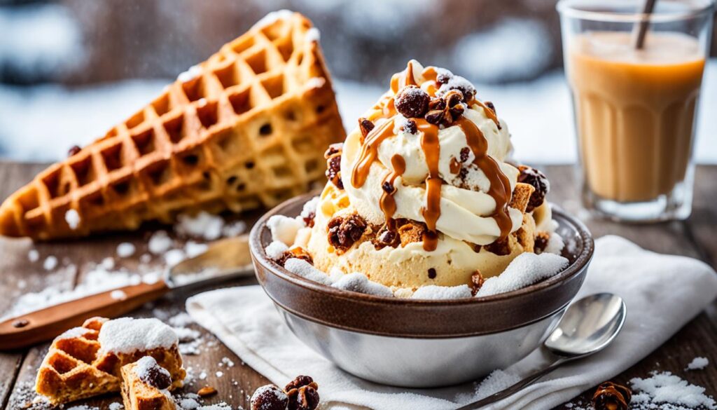 homemade panettone ice cream